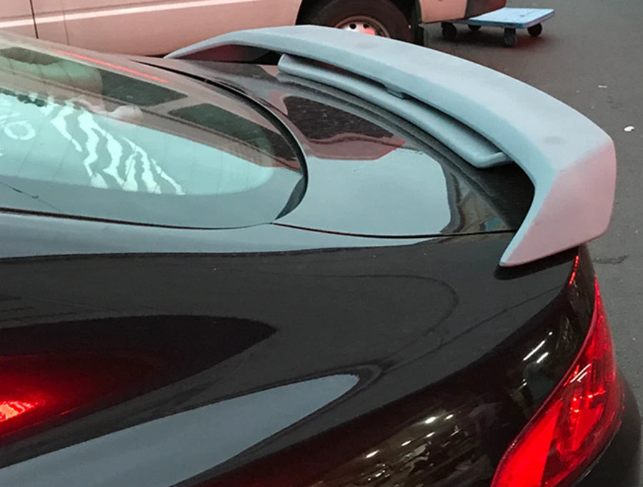Unpainted Double Layer Rear Trunk Spoiler Wing for Jaguar XF (2012-2015)