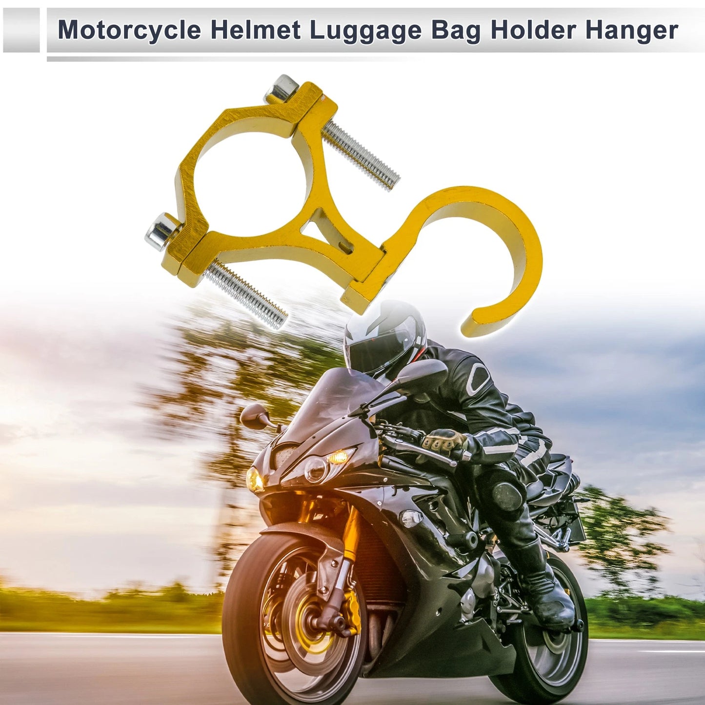 Arc Aluminum Alloy 1 Set Hanging Hook Screws Washers Hex Wrench for Motorcycle