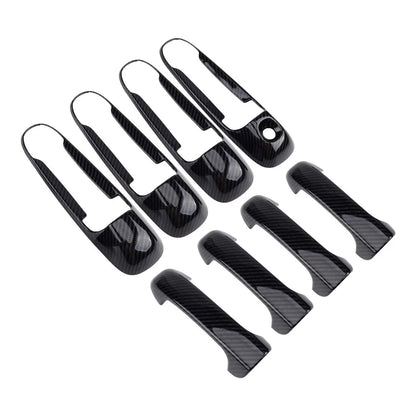 Carbon Fiber Door Handle Trims Covers for Dodge Ram Dakota Durango (2000-2009)