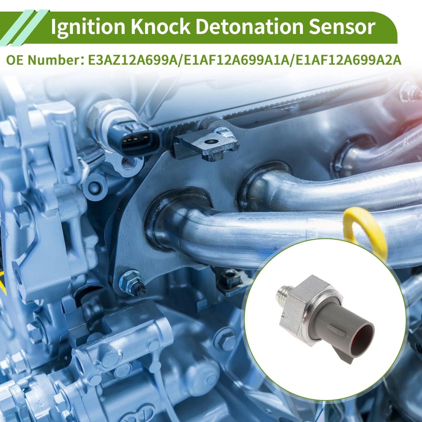 Ignition Knock Detonation Sensor for Ford E-150 E-250 (1986-1998)