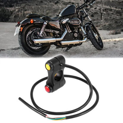 Handlebar Switches 12V 3-Button for Motorcycle