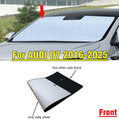 Sunshade / Thick / Front Windshield Interior Privacy for AUDI Q7 (2016–2025)
