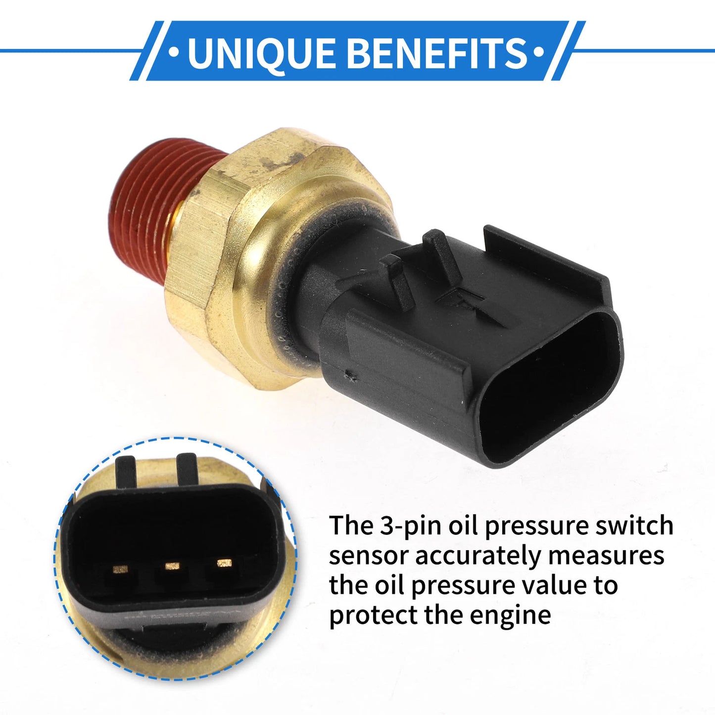 Engine Oil Pressure Sensor for Chrysler 200, Dodge Dart (2011-2016)