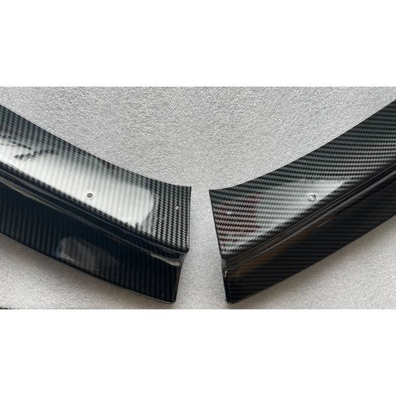 Carbon Fiber Style Front Bumper Lower Lip V-Style fit for Subaru WRX 2015-2021