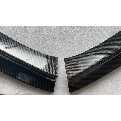 Carbon Fiber Style Front Bumper Lower Lip V-Style fit for Subaru WRX 2015-2021