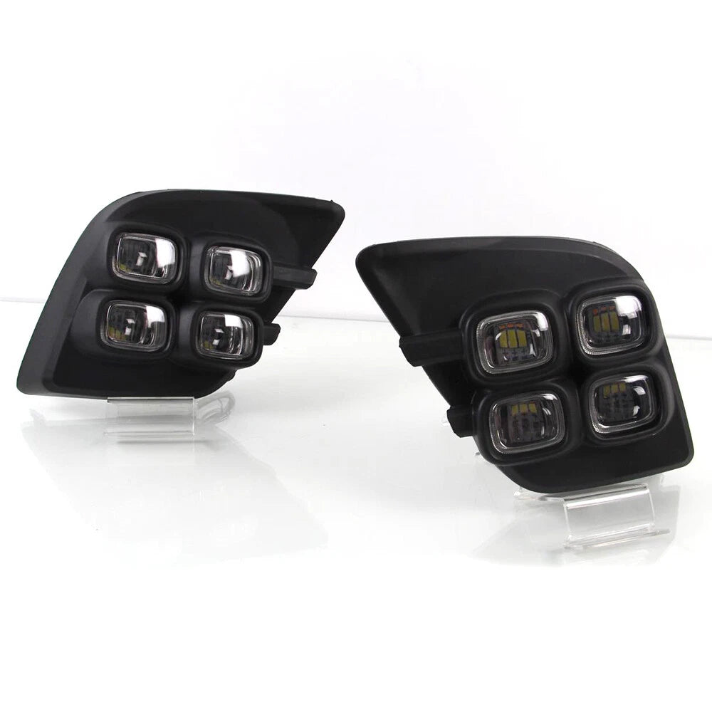 Daytime Running Lights Driving Fog Lamps for Toyota Hilux (2015–2017)