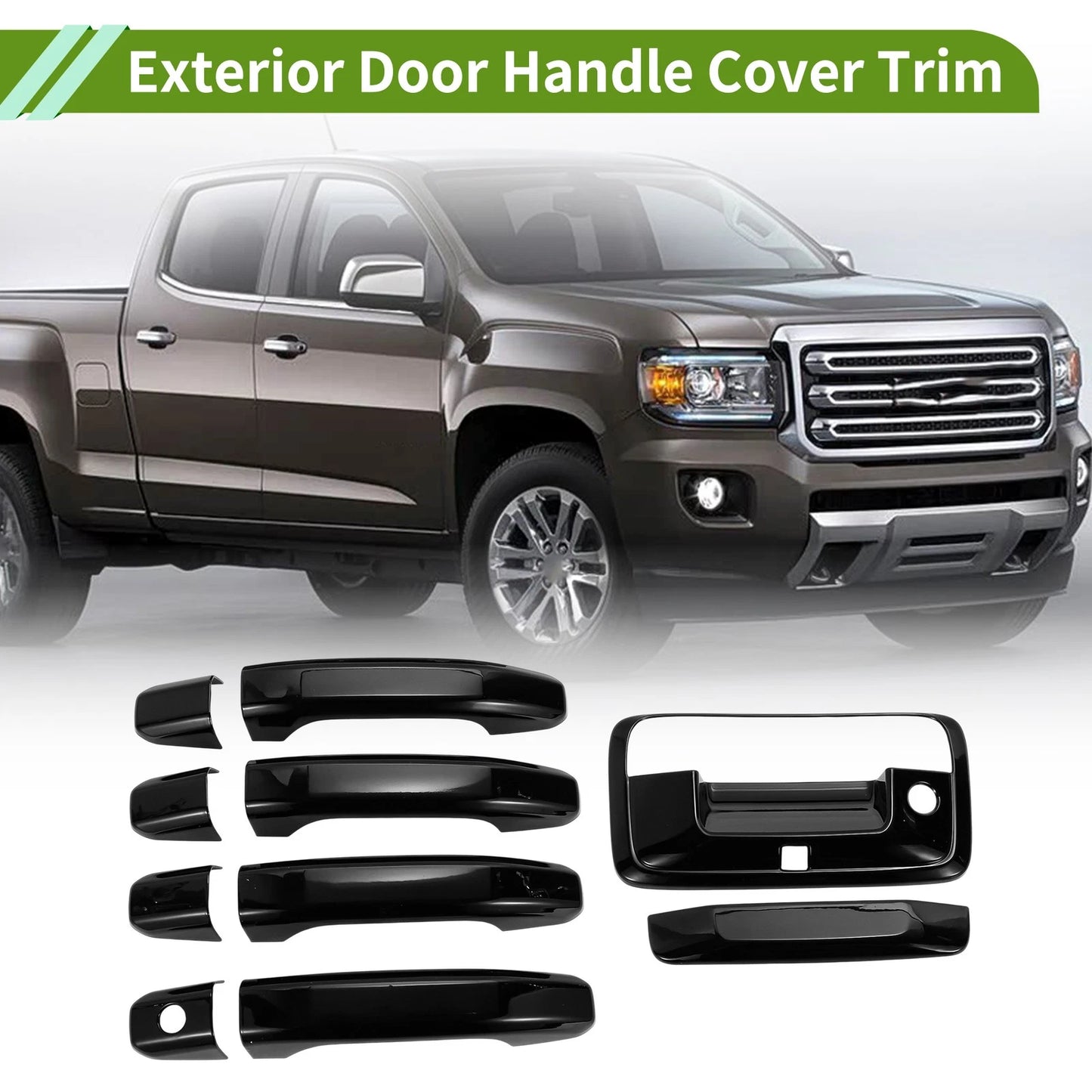 Door Handle Cover Trim for Chevrolet Colorado Black