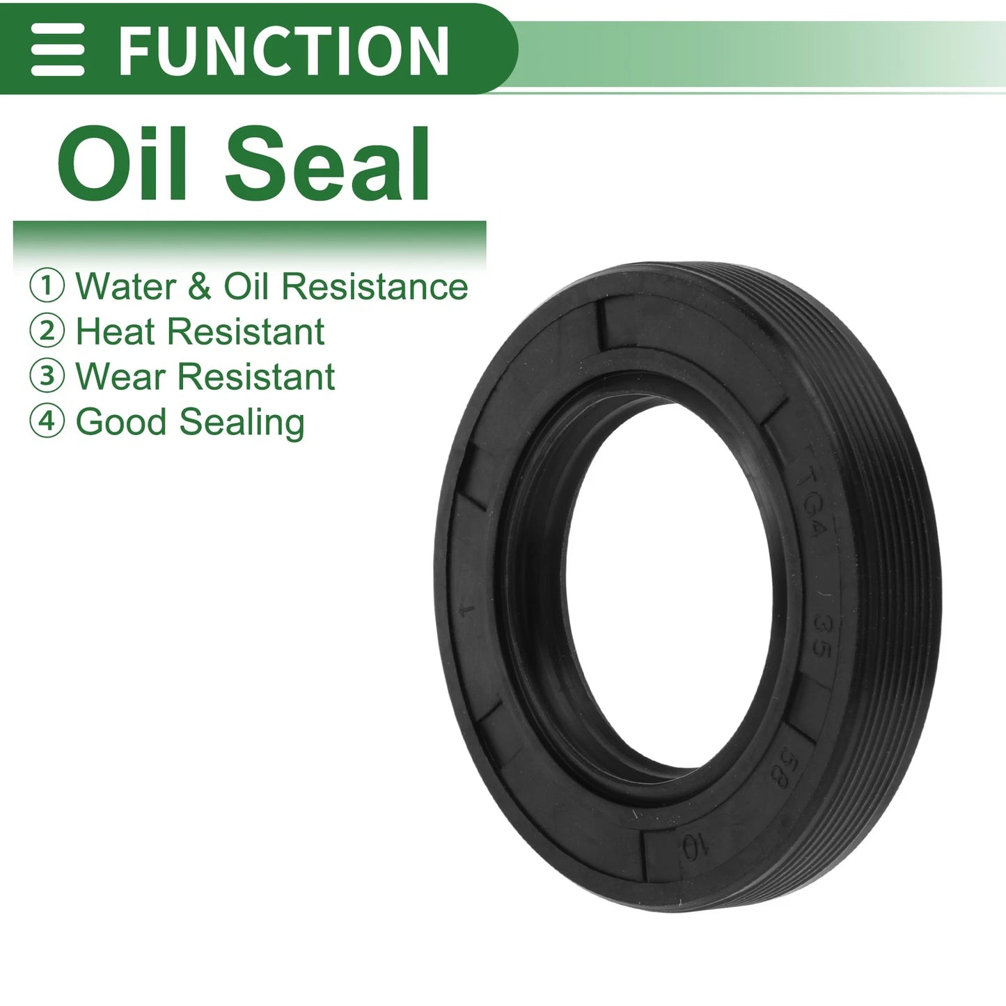 Oil Seal/35x58x10mm/Rotary Shaft Seal NBR Rubber for Make Model