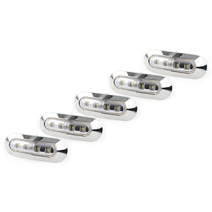 5 x LED Side Clearance Marker Lights for Truck Trailer Pickup 12V 24V