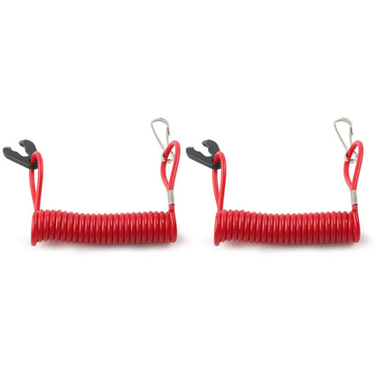 2 x Kill Switch Lanyard Tether Emergency Stop for Yamaha Outboard Motors