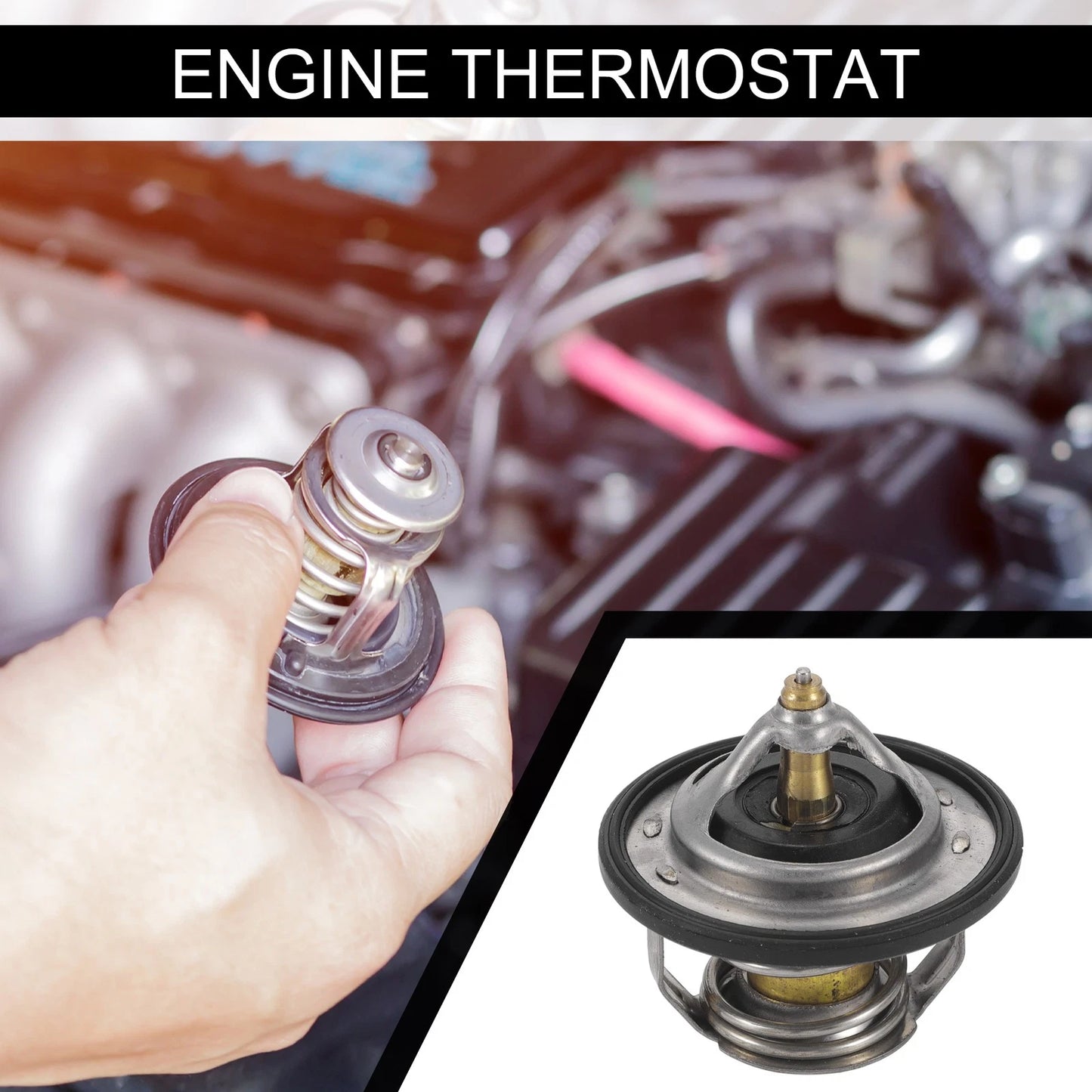 Engine Coolant Thermostat for Mitsubishi Delica (1979-1986) 1 Pcs