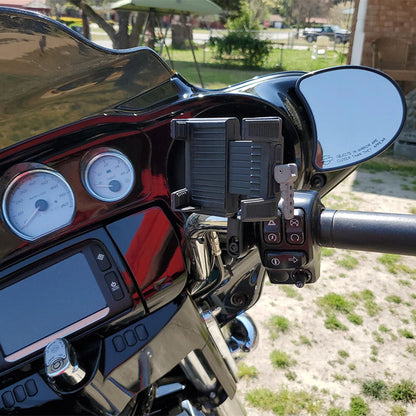 Black Phone GPS Mount Holder for Honda Gold Wing GL1800 F6B (2018-2024)