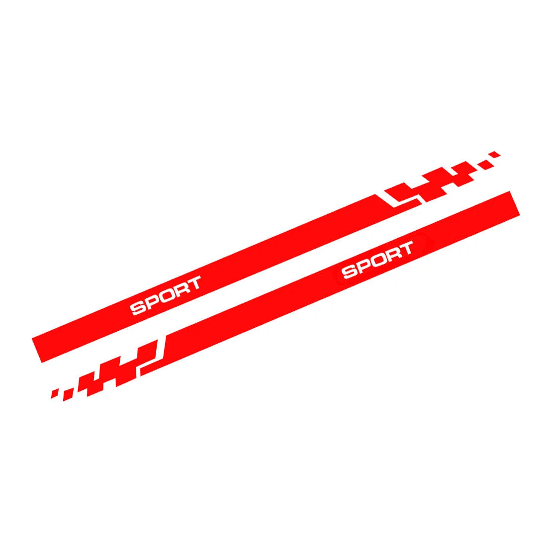 Racing Sport Car Side Fender Skirt Stripe Stickers for Make & Model