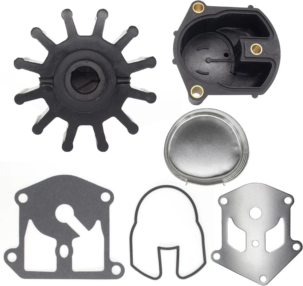 Water Pump Impeller Kit for Johnson Evinrude OMC 3.2-8.2L Stern Drive