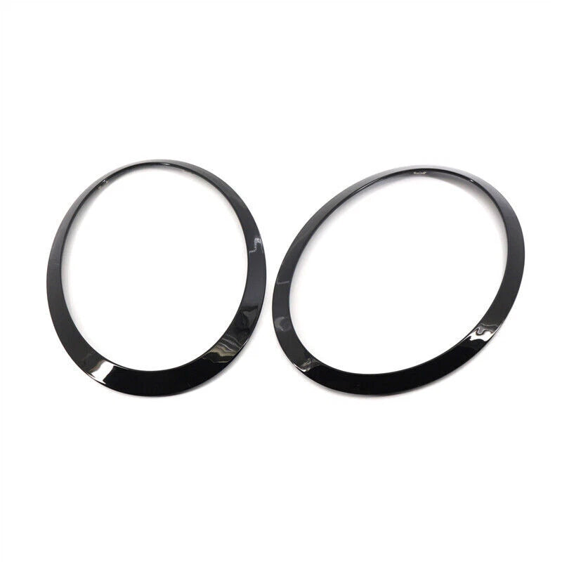 Gloss Black Headlight & Taillight Rings Trim for 2014-2021 Mini Cooper F55/F56/F57