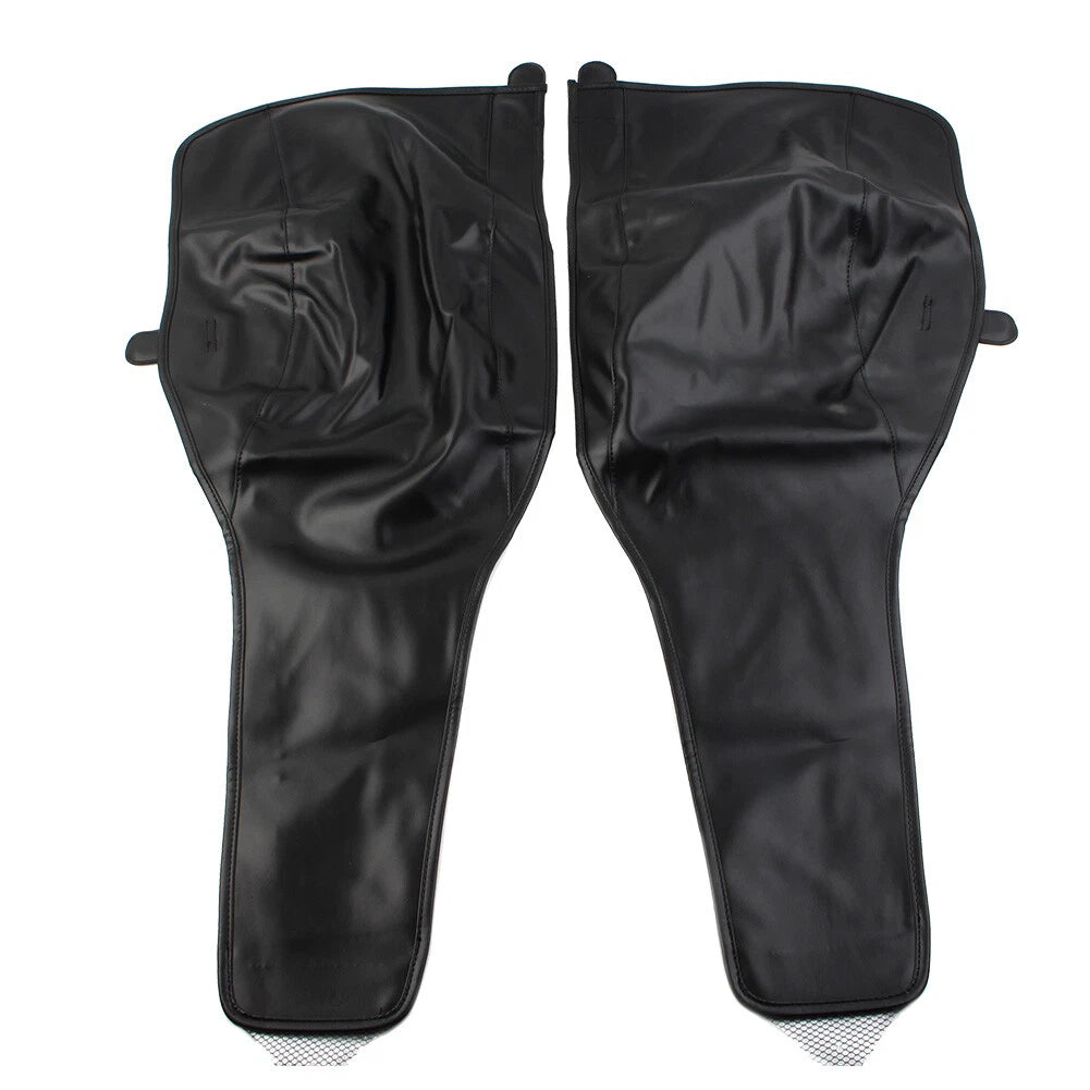 Black PU Leather Rear Trike Fender Bra for Harley Tri Glide Ultra Classic (2009-2023)