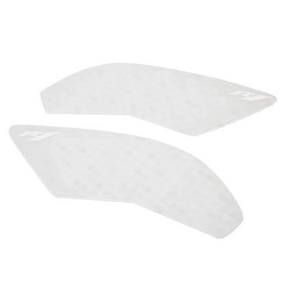 White Gas Tank Traction Side Pad Knee Grip Decal for Yamaha YZF-R1 (2015-2017)