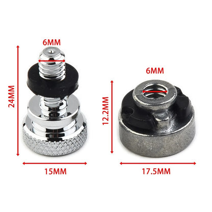 Rear Fender Seat Bolt Screw Mount Nut Set for Harley-Davidson Street Glide