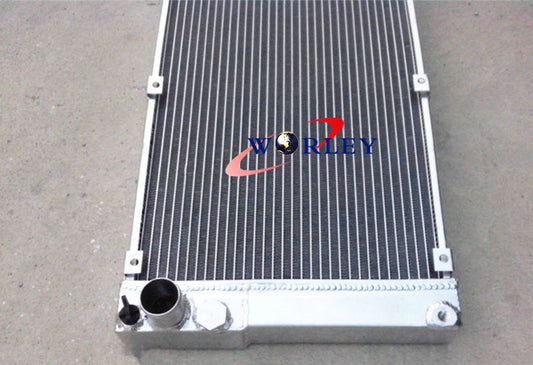 2 Row Aluminum Radiator for Porsche 944 2.5L Turbo/S2 3.0L (1986-1991)