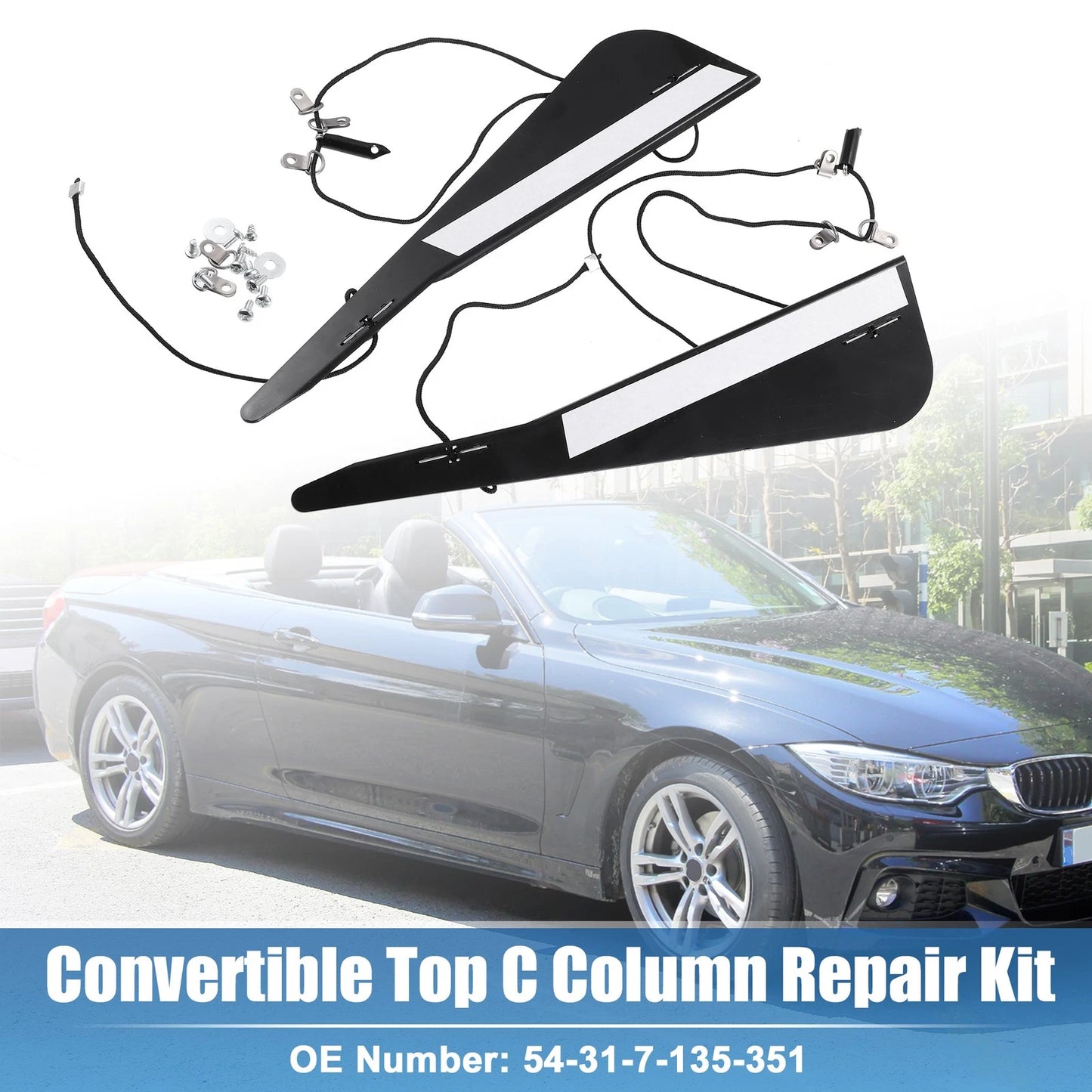 Roof Top C Column Repair Set for BMW E46 323ci M3 330ci 325ci (2000-2006)