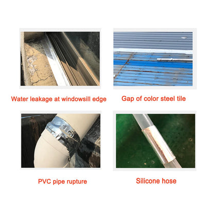 Waterproof Butyl Aluminum Foil Tape for RV Repair & Roof Patching