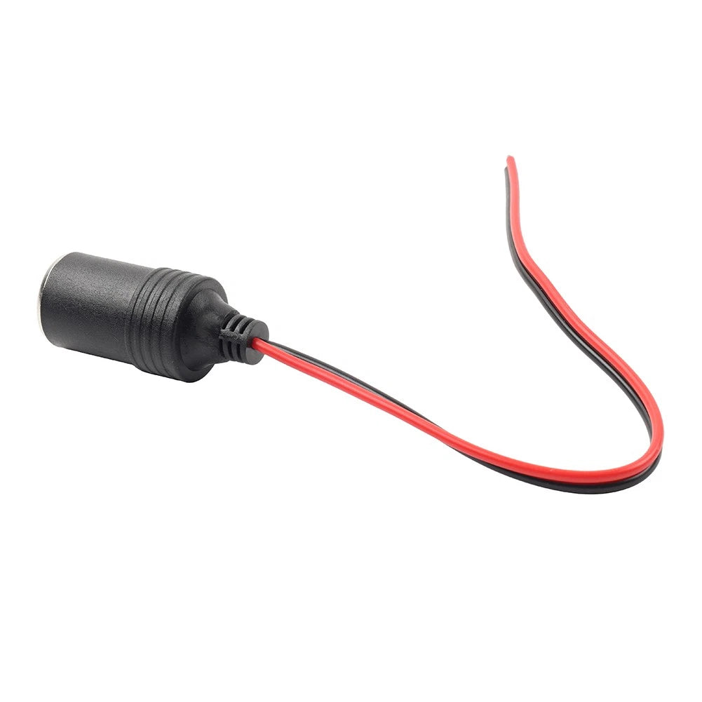 12V 24V Car Cigarette Lighter Socket Female Connector for Power Charger Adapter