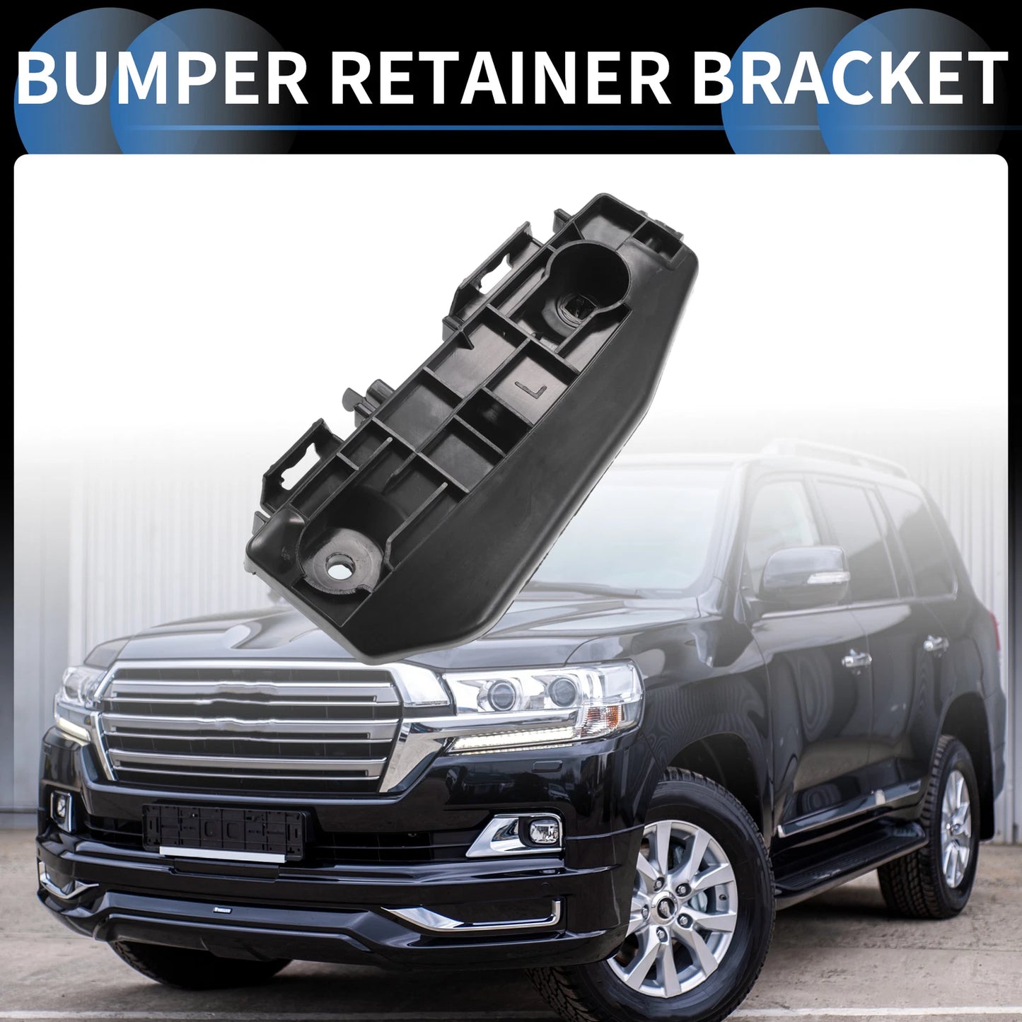 Left Front Bumper Retainer Bracket for Toyota Land Cruiser (2008-2021)