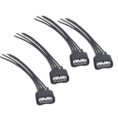 4x Ignition Coil Connector Plug Harness for Toyota Corolla, Camry, RAV4 (2003-2023)