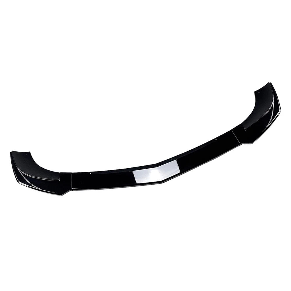 Black Front Bumper Spoiler for Mercedes Benz C Class W204 S204 (2011-2014)