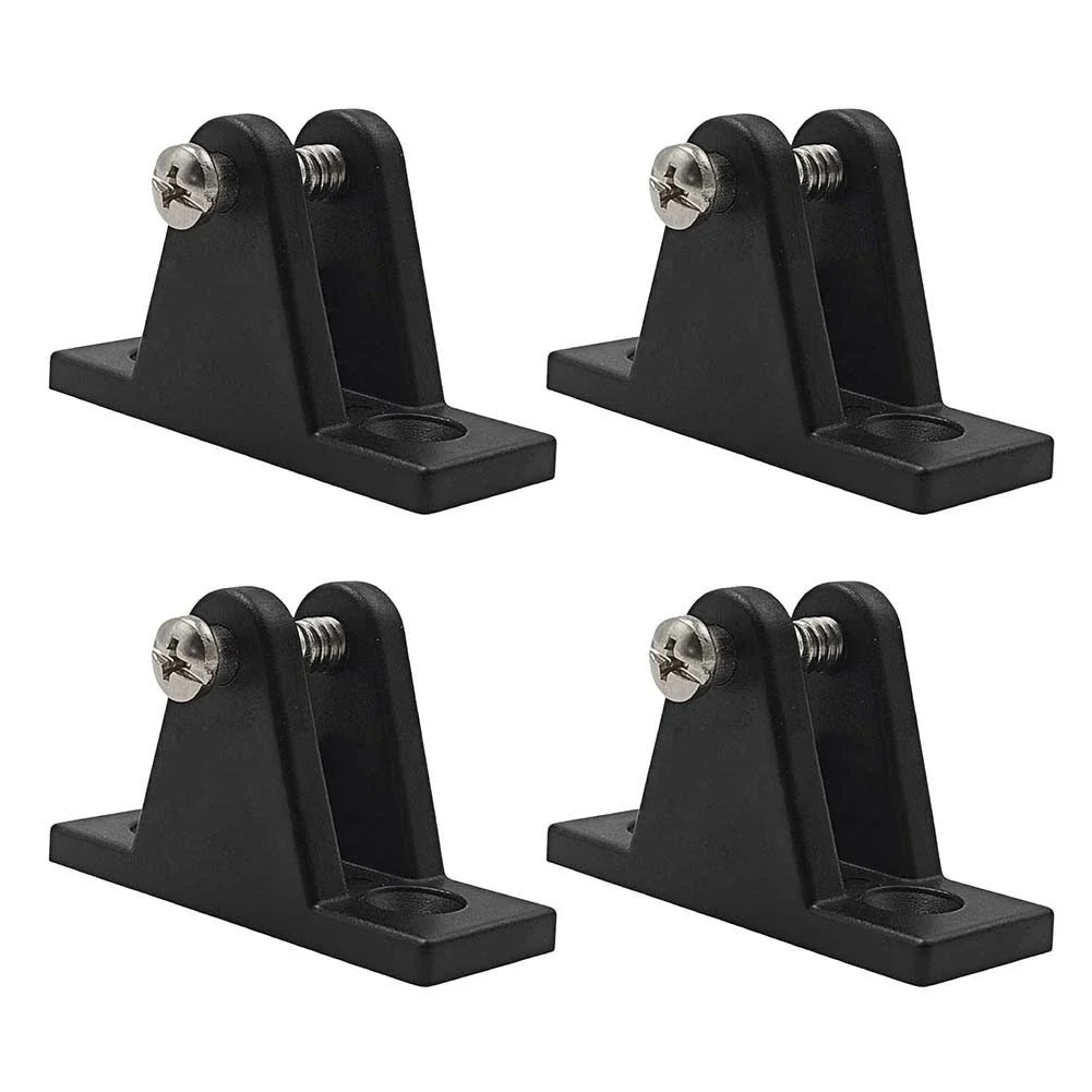 Boat Deck Hinges Nylon Plastic Set of 4 for Yacht Bimini Top Accessories