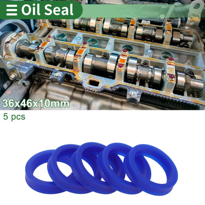 Oil Seal 40x53x8mm Rotary Shaft Seal TPU 5 Pcs for Automotive