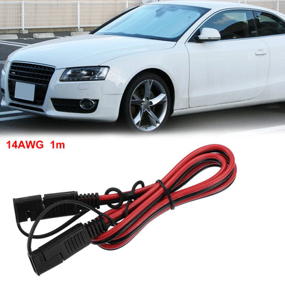 3.28ft 14AWG SAE Harness Quick Connect Disconnect Assembly for Car Motorcycle