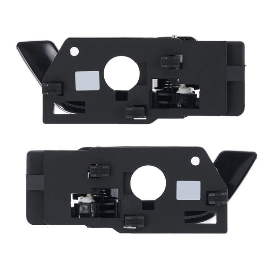 2 x Front Left & Right Inner Door Handles Black for Hyundai Tiburon (2003-2008)