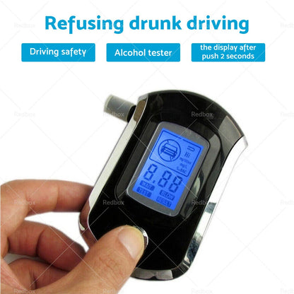 Portable Digital Breath Tester Alcohol Breathalyser for Personal Use