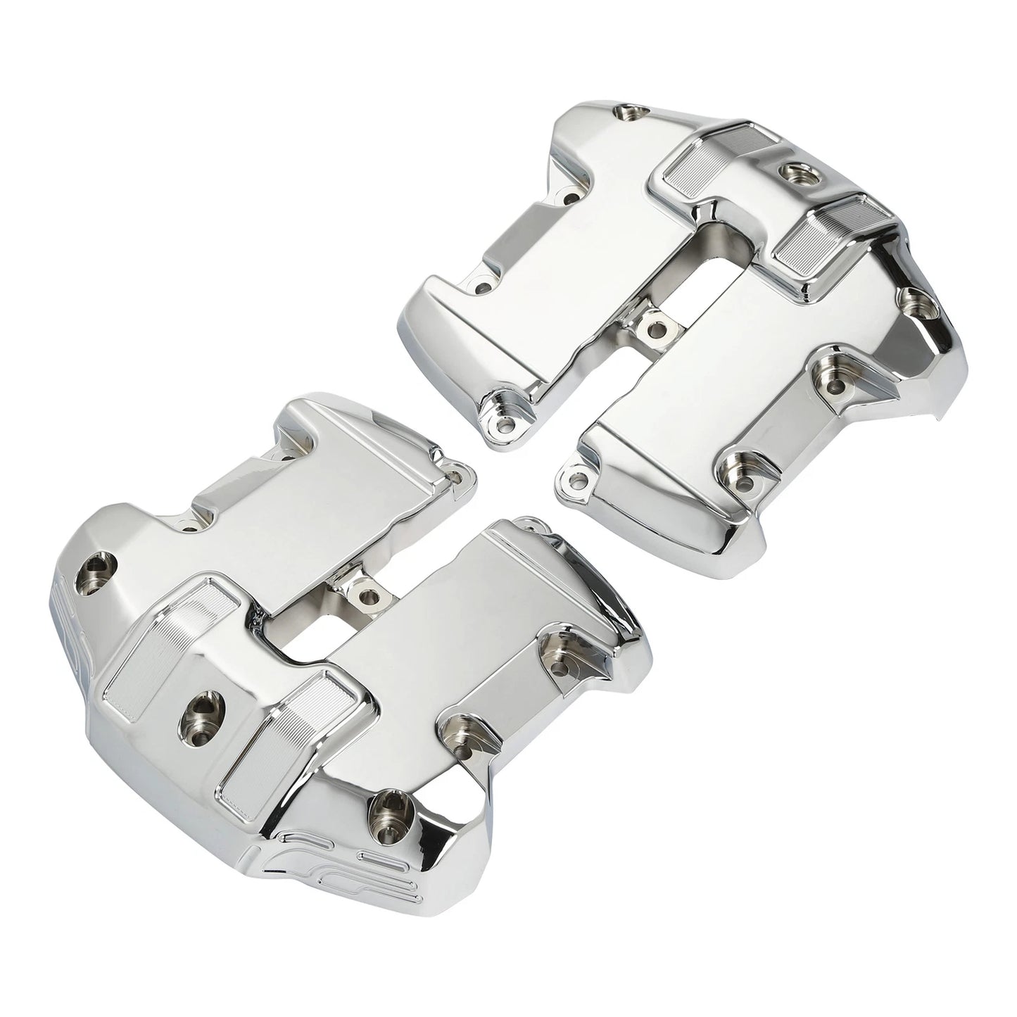 Rocker Box Covers for Harley Touring Street Road Glide 2017-2024 Chrome