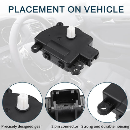 2 x No.68048902AA HVAC Heater Blend Door Actuators for Dodge Ram (2009-2010)