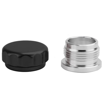 25mm Weld On Filler Neck & Cap for Car Fuel Water Tank - Silver