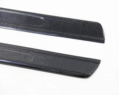 Carbon Fiber Door Sill Padel Guard Cover Trim fit For Porsche 911 997 2004-2008