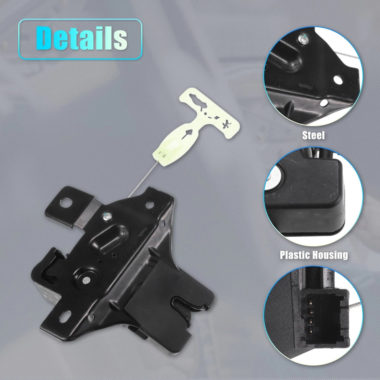 Rear Liftgate Door Lock Actuator Motor Set for Ford Focus (2010-2011)