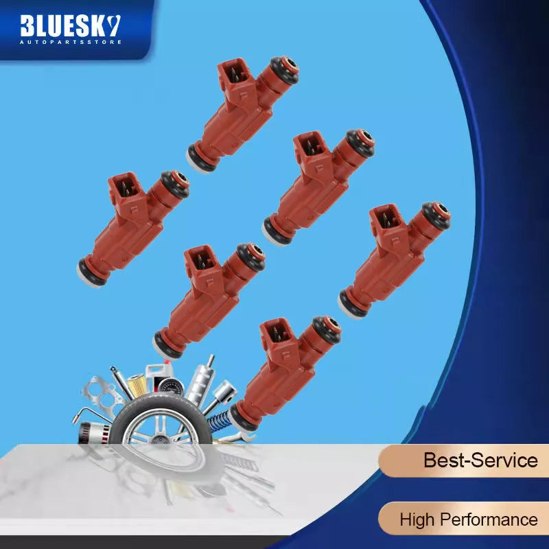 6PCS Fuel Injectors for Ford Explorer, Mercury Mountaineer 4.0L (2002-2010)