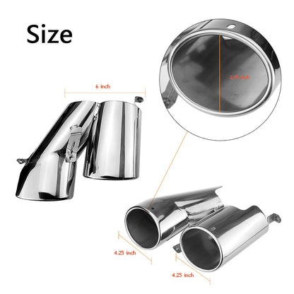 Tail Exhaust Pipe Quad Tip for 2018-2022 Honda Accord Sport Touring