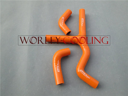 Silicone Radiator Hose for KTM SMR560 2006-2007 (2) ORANGE