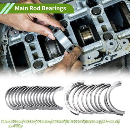 26pcs Main Rod Bearings for Chevrolet LS Gen III-IV