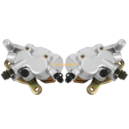 2 x Front Left Right Brake Caliper & Pads for Suzuki Quadrunner 500 LTF500