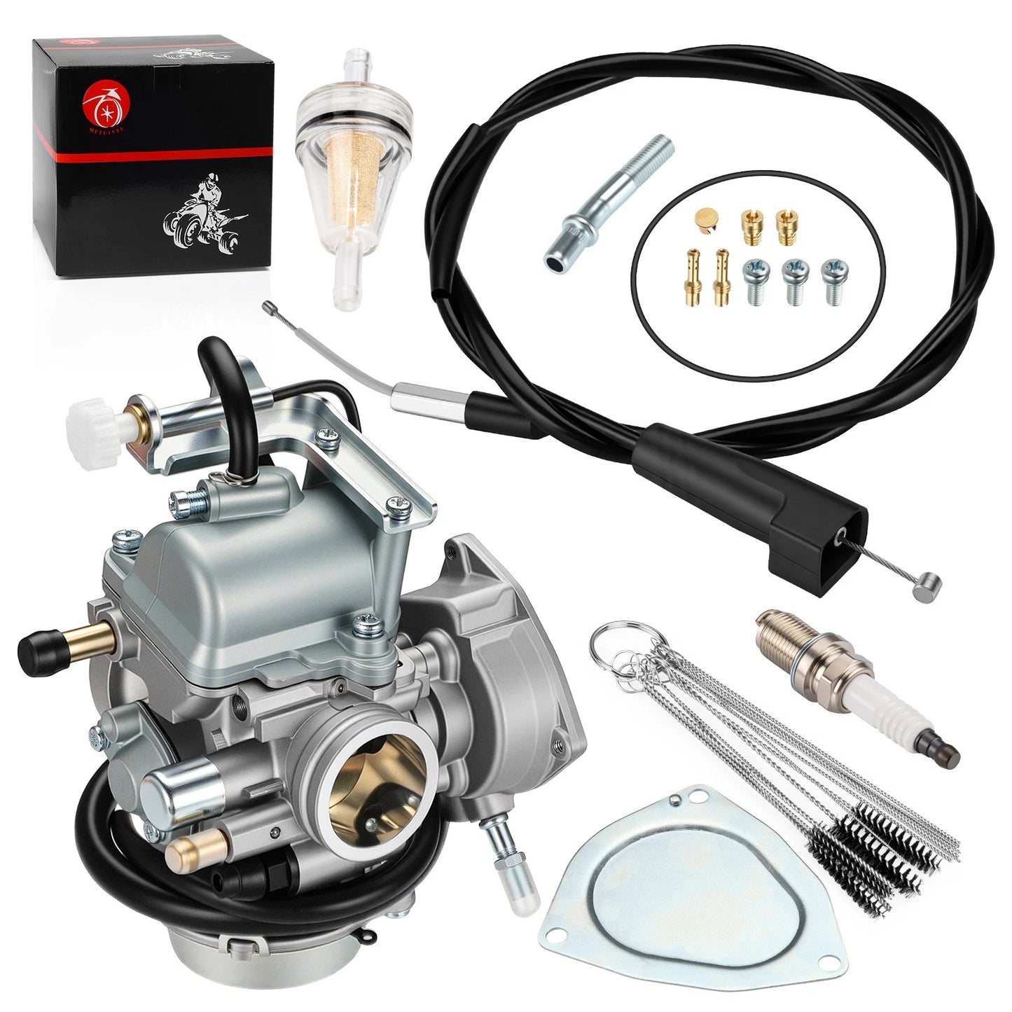 Carburetor Carb Assembly 2x4 for Suzuki Ozark 250 LTF250 (2002–2007)