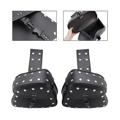22L Universal Black Side Bag for Motorcycles (2020-2023)