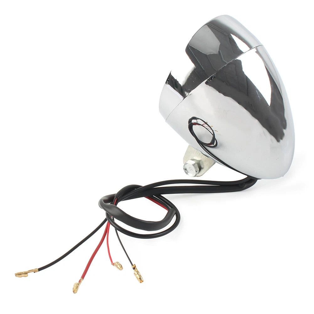 Chrome Retro LED Headlight Spot Lamp for Honda VTX 1800 (2002-2009)