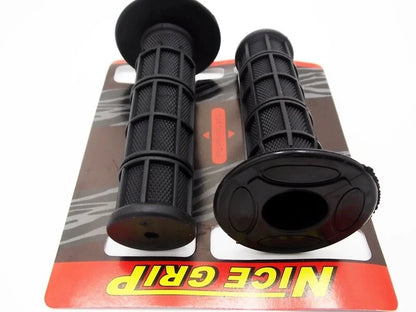 Black Hand Grip Set for KTM MX Enduro Trail - Left & Right Pair