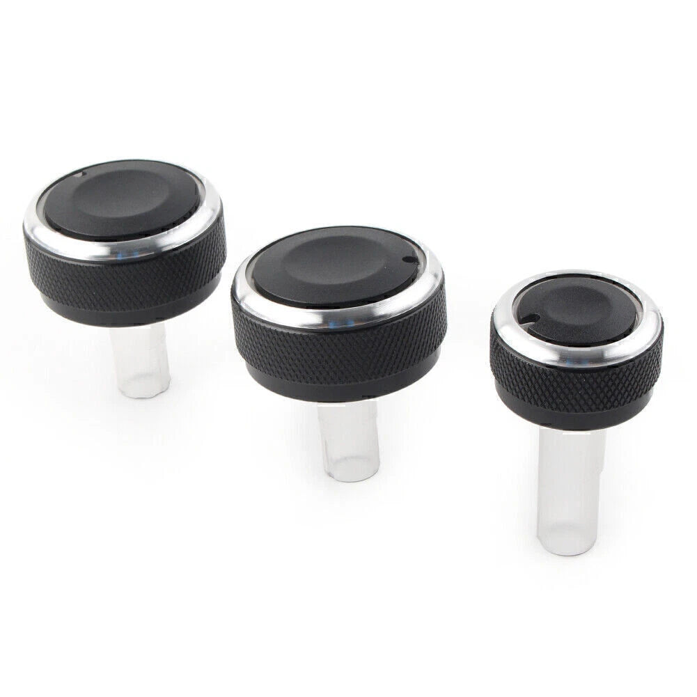 3 x A/C Control Knob Switch Panel for VW Golf MK4, Passat B5, Bora (1998-2006)