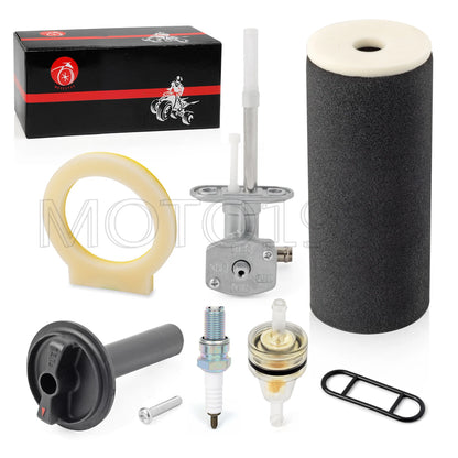 Air Filter Foam & Fuel Valve Petcock for Yamaha Grizzly YFM660F (2002–2008)